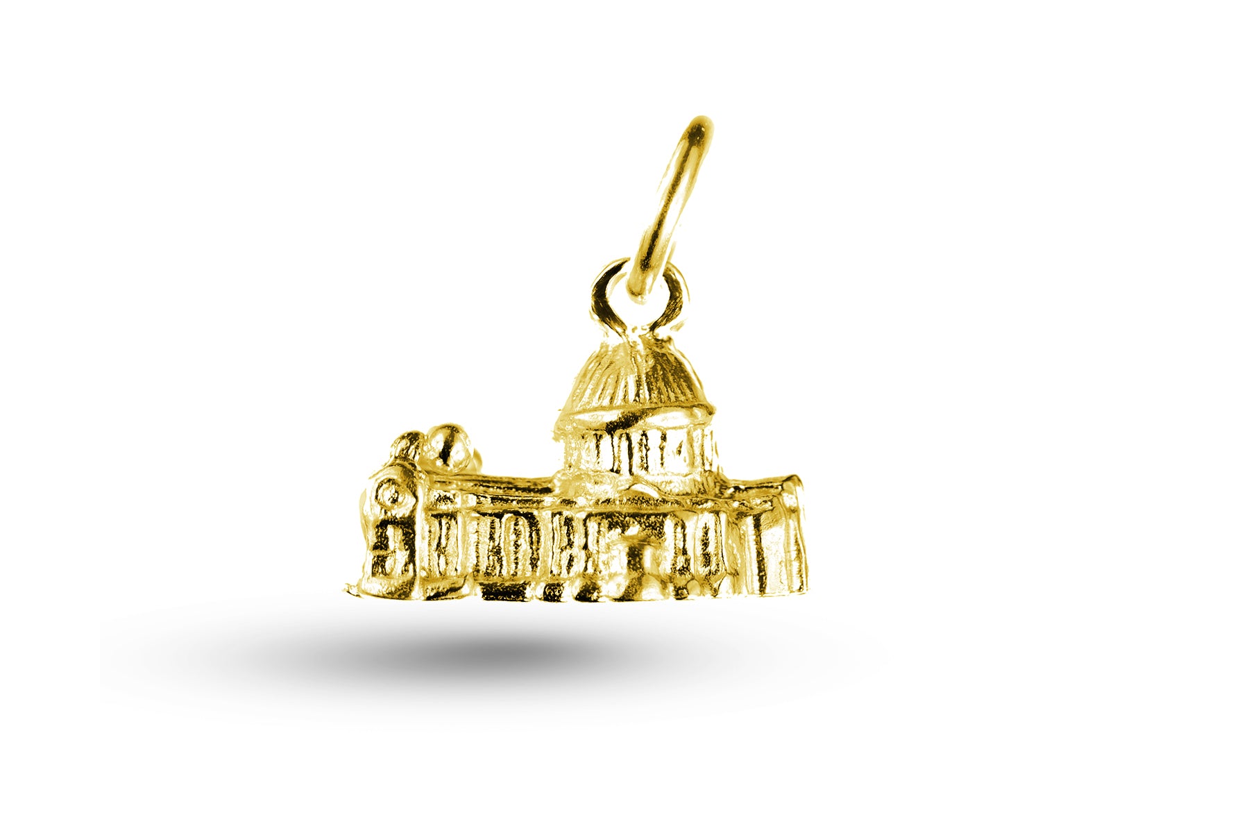 Yellow gold St Pauls Cathedral charm.