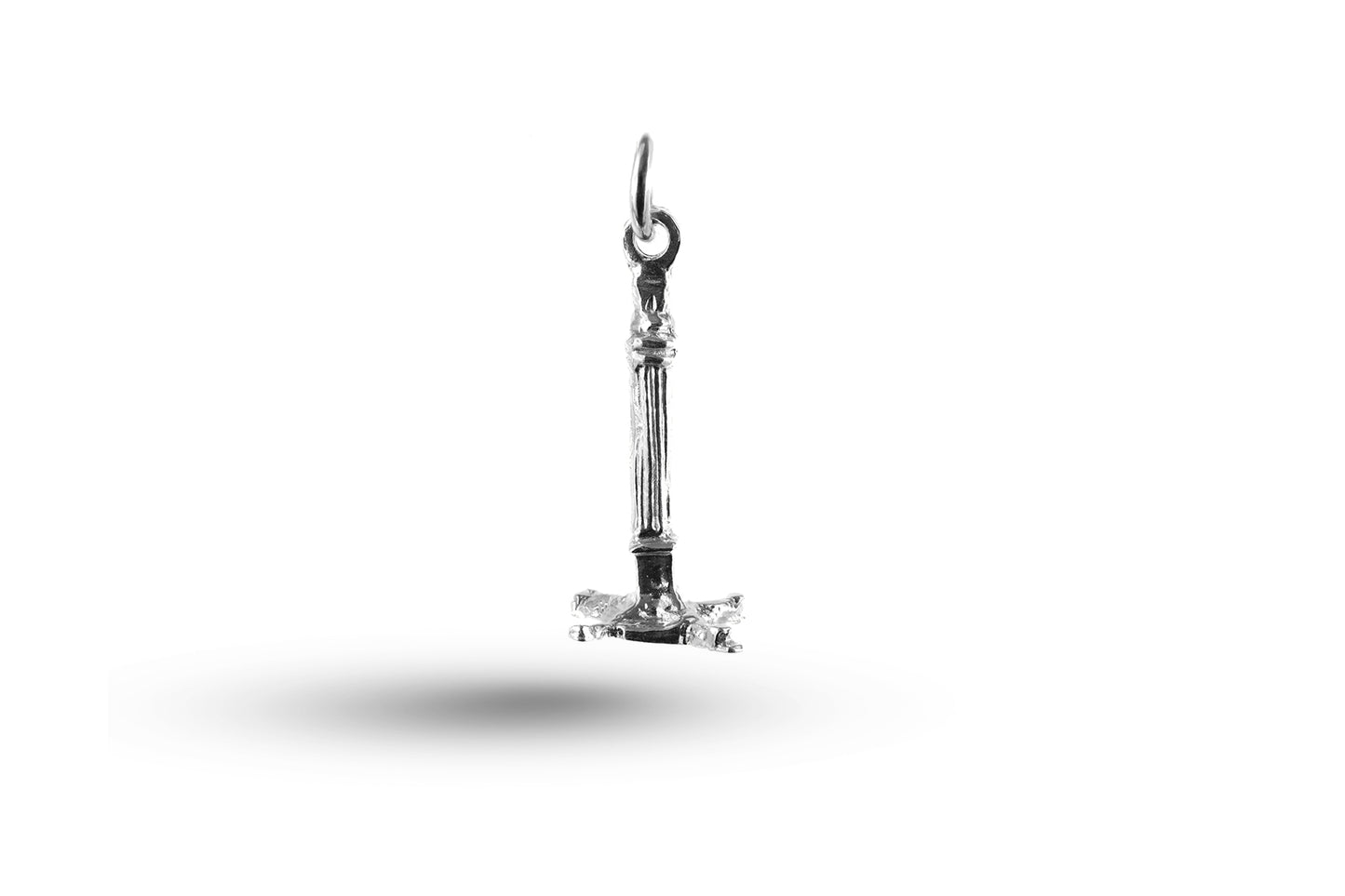 White gold Nelsons Column charm.