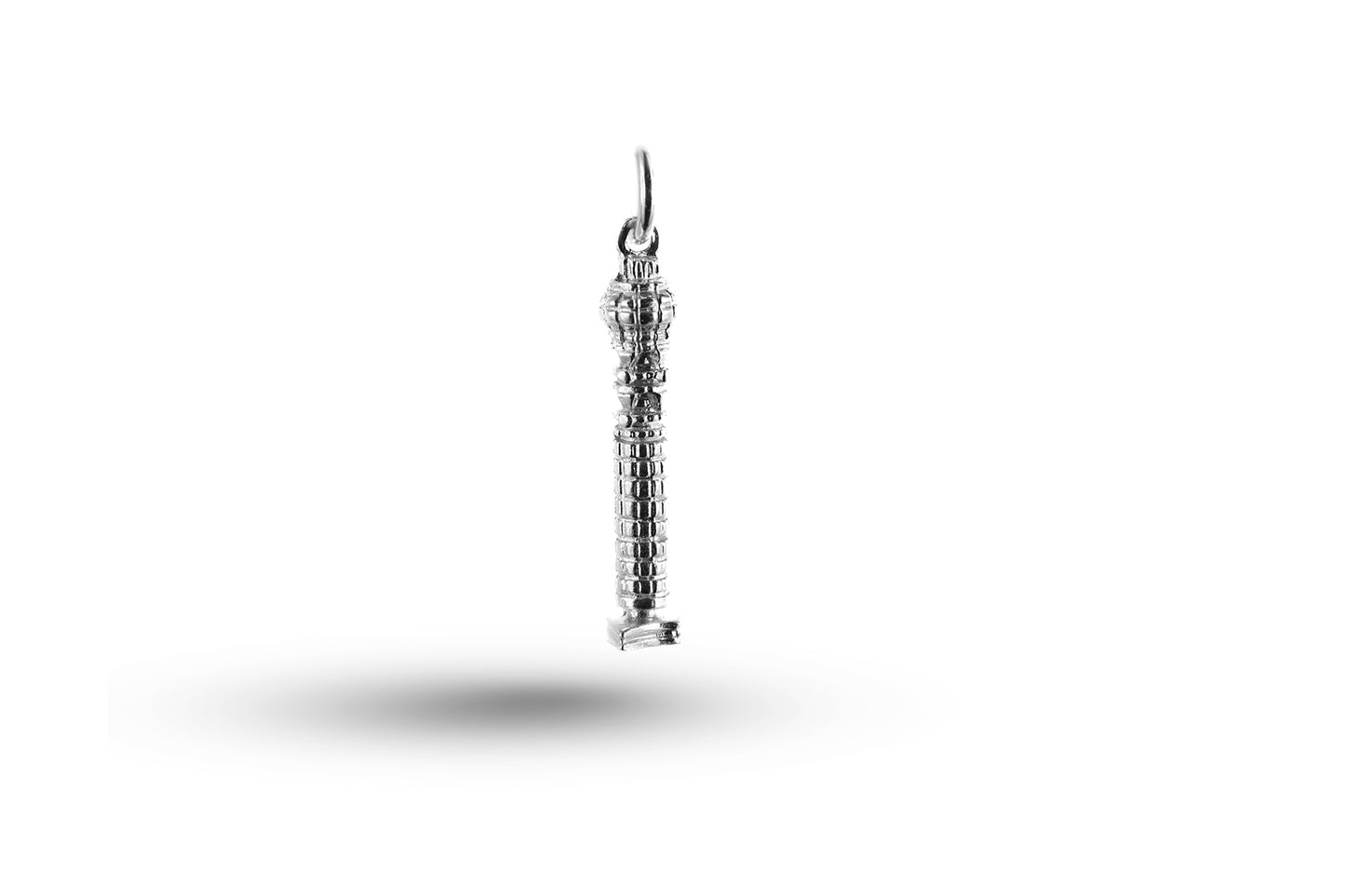 White gold Telecom Tower charm.
