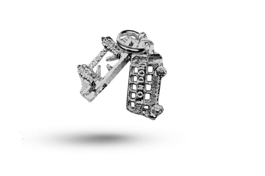 White gold London Set 2 charm.