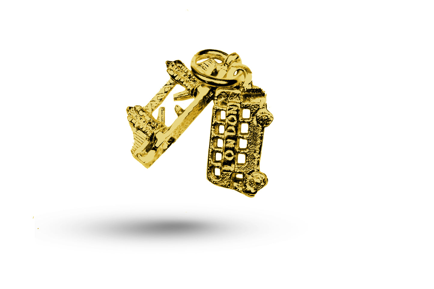 Yellow gold London Set 2 charm.