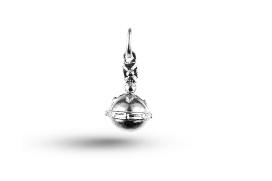 White gold Orb charm.