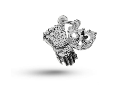 White gold Diadem Set charm.