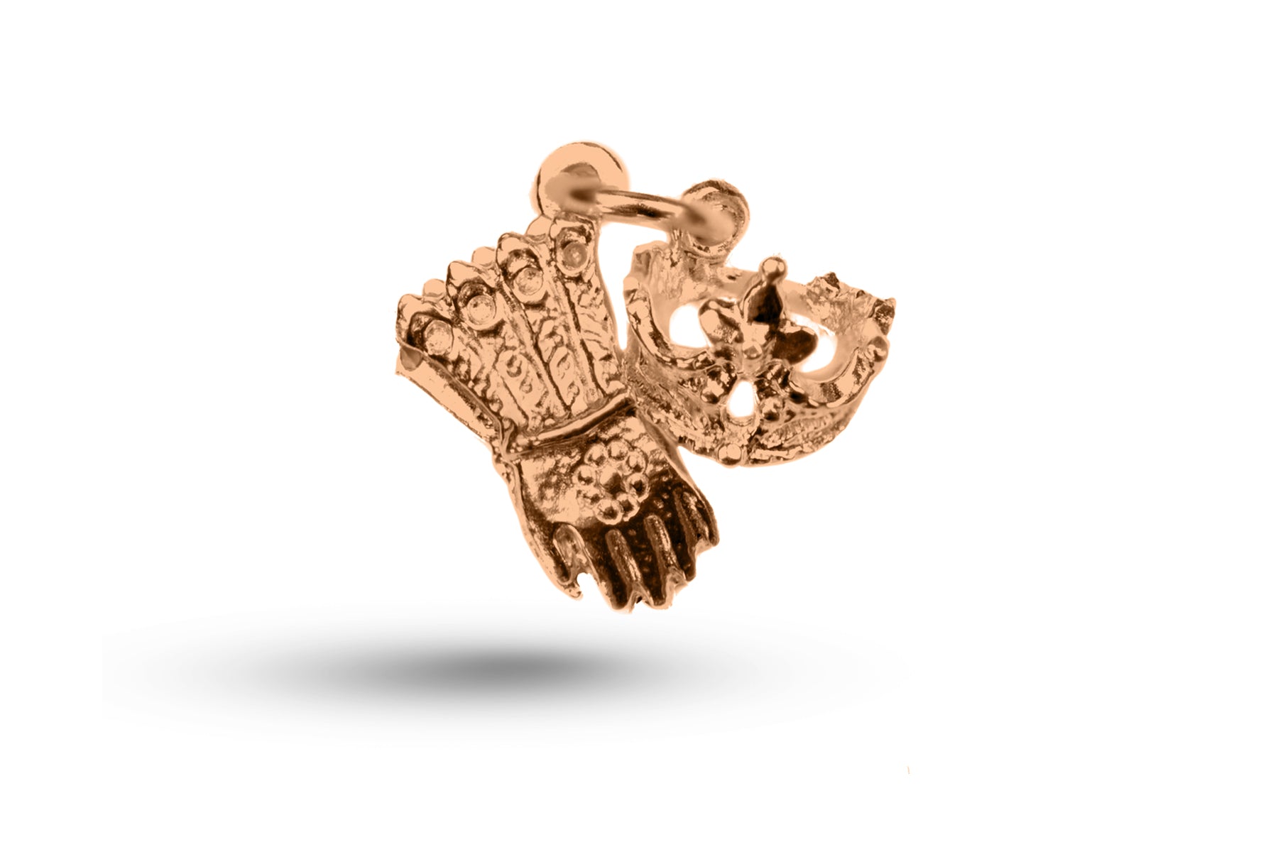 Rose gold Diadem Set charm.