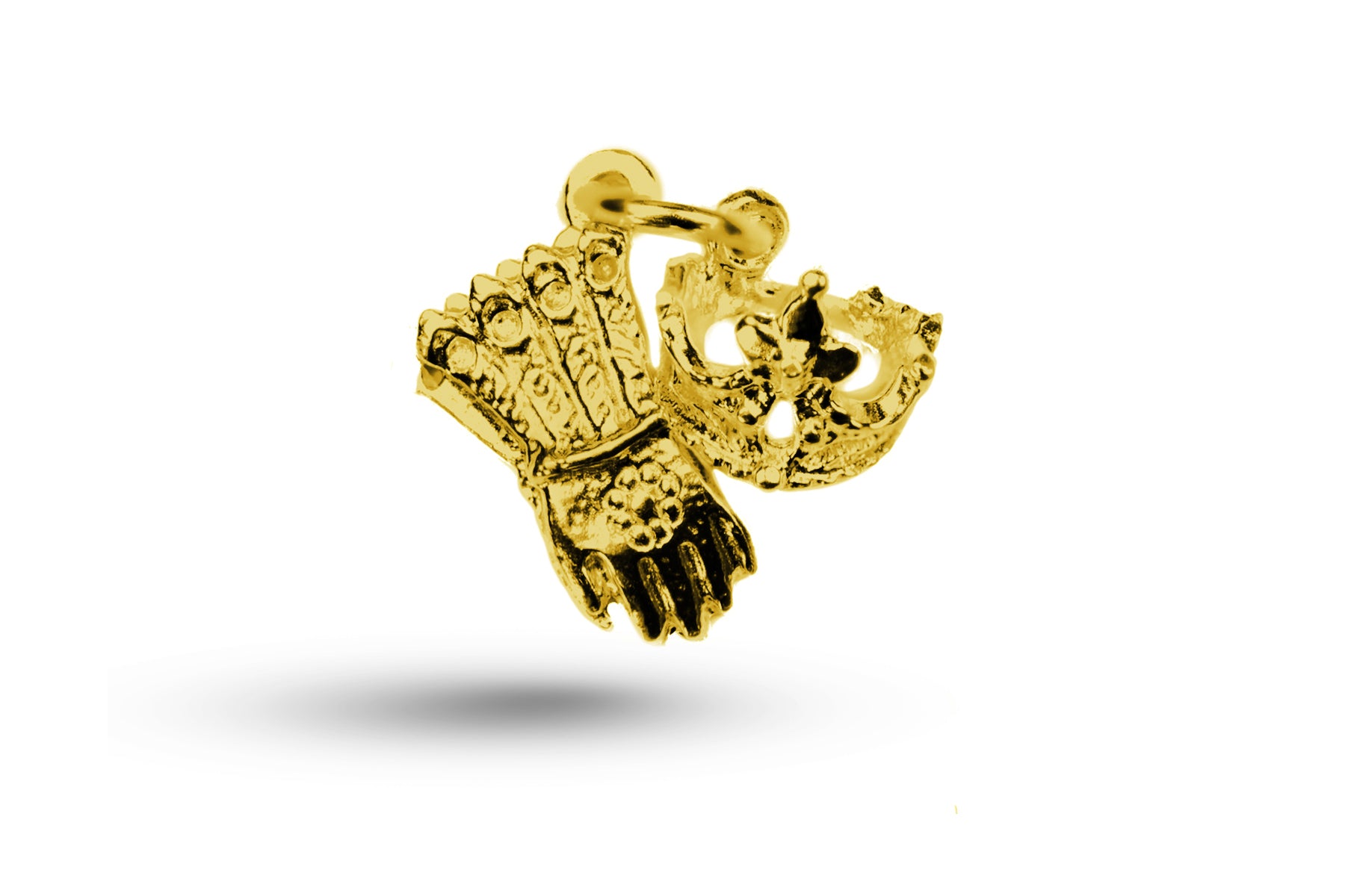 Yellow gold Diadem Set charm.