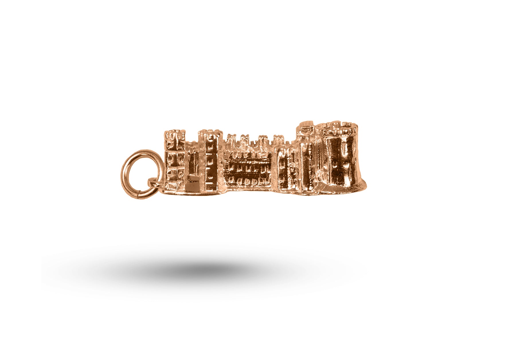 Rose gold Windsor Castle charm.