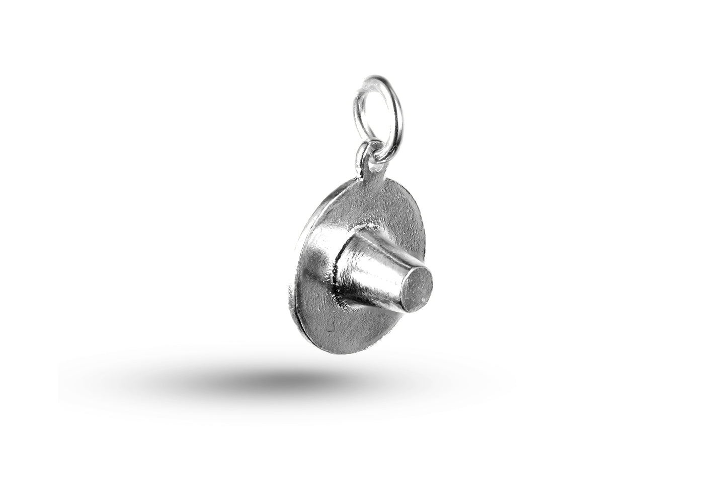 White gold Welsh Hat charm.