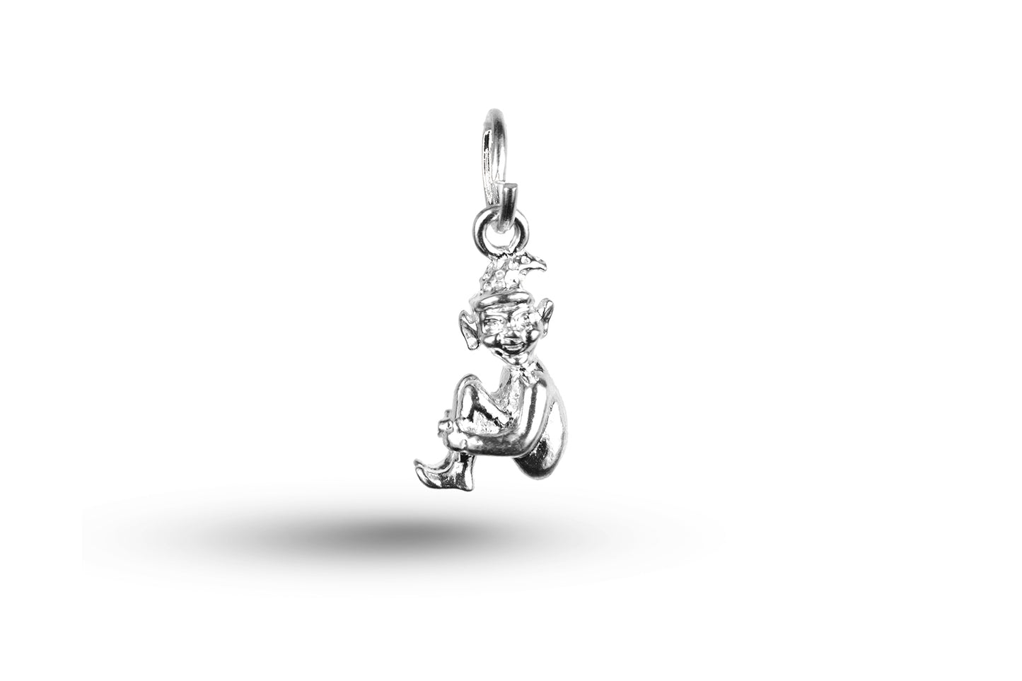 White gold Pixie Sitting charm.