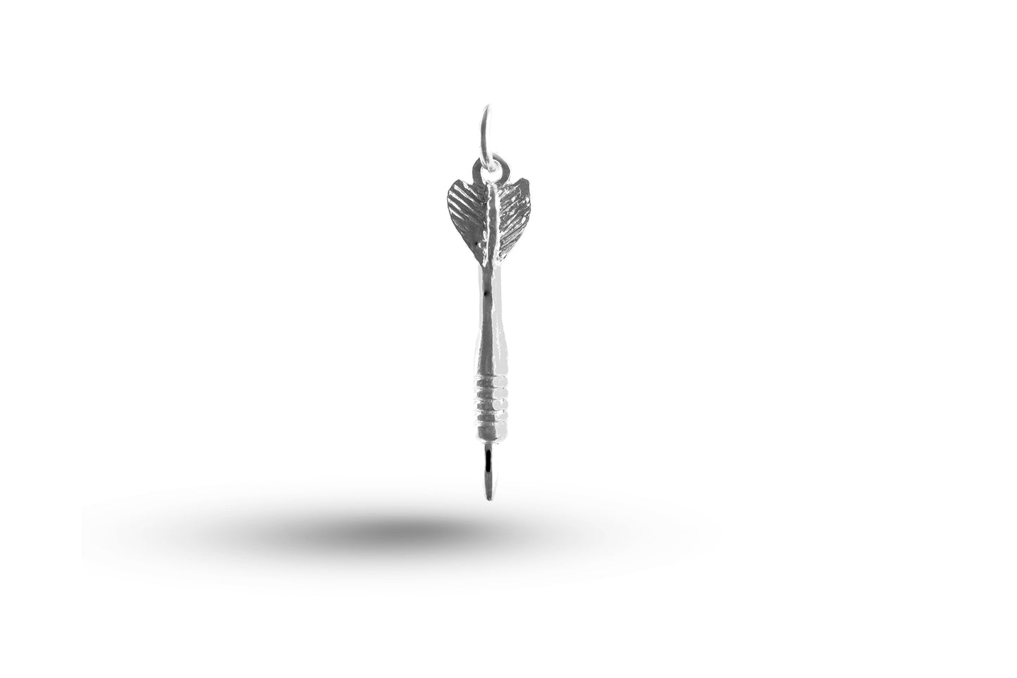 White gold Dart charm.
