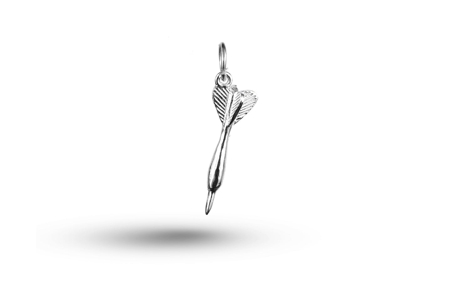 White gold Dart charm.