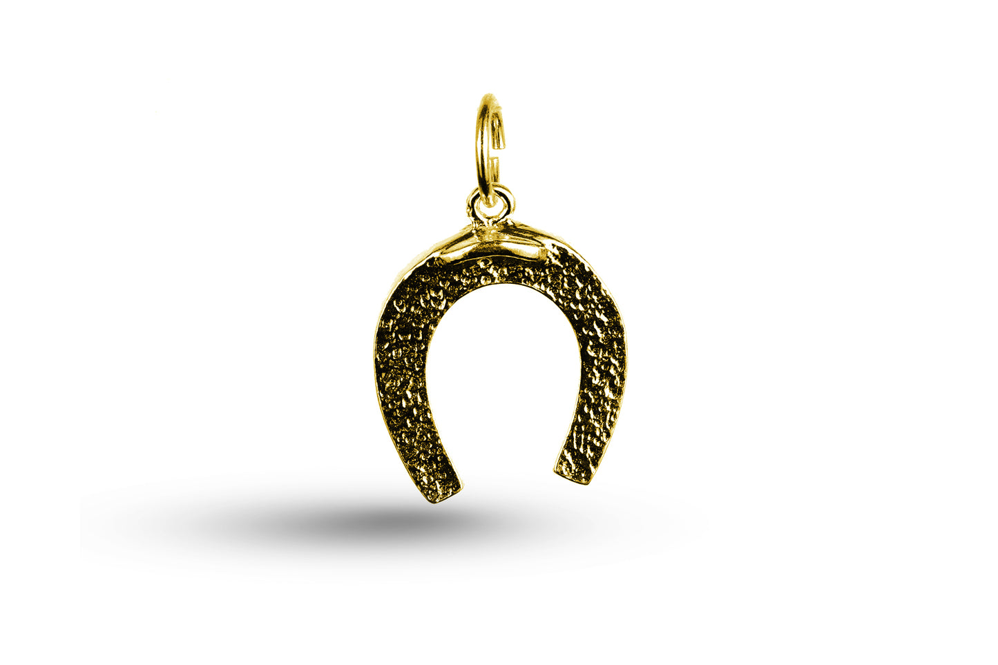 Yellow gold Extra Large Horseshoe charm.