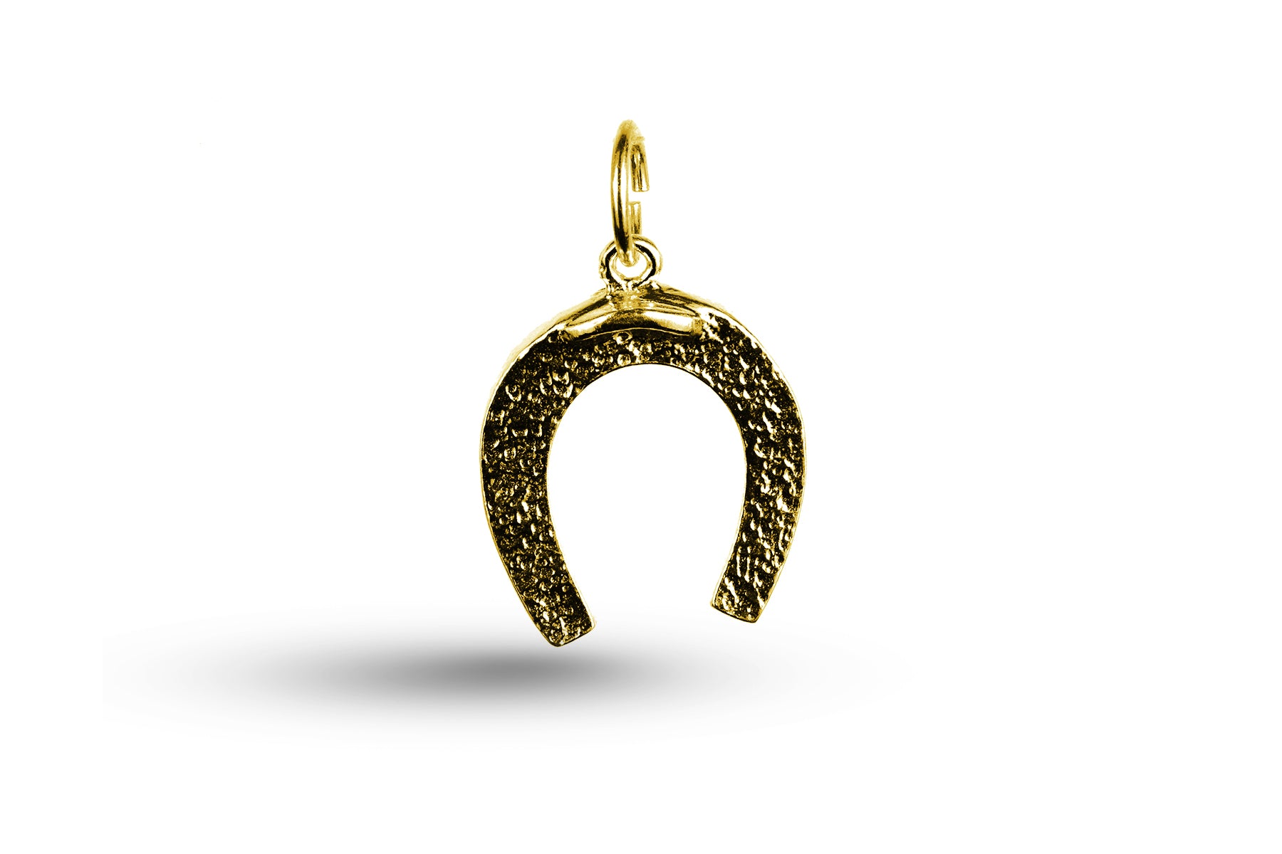 Yellow gold Extra Large Horseshoe charm.