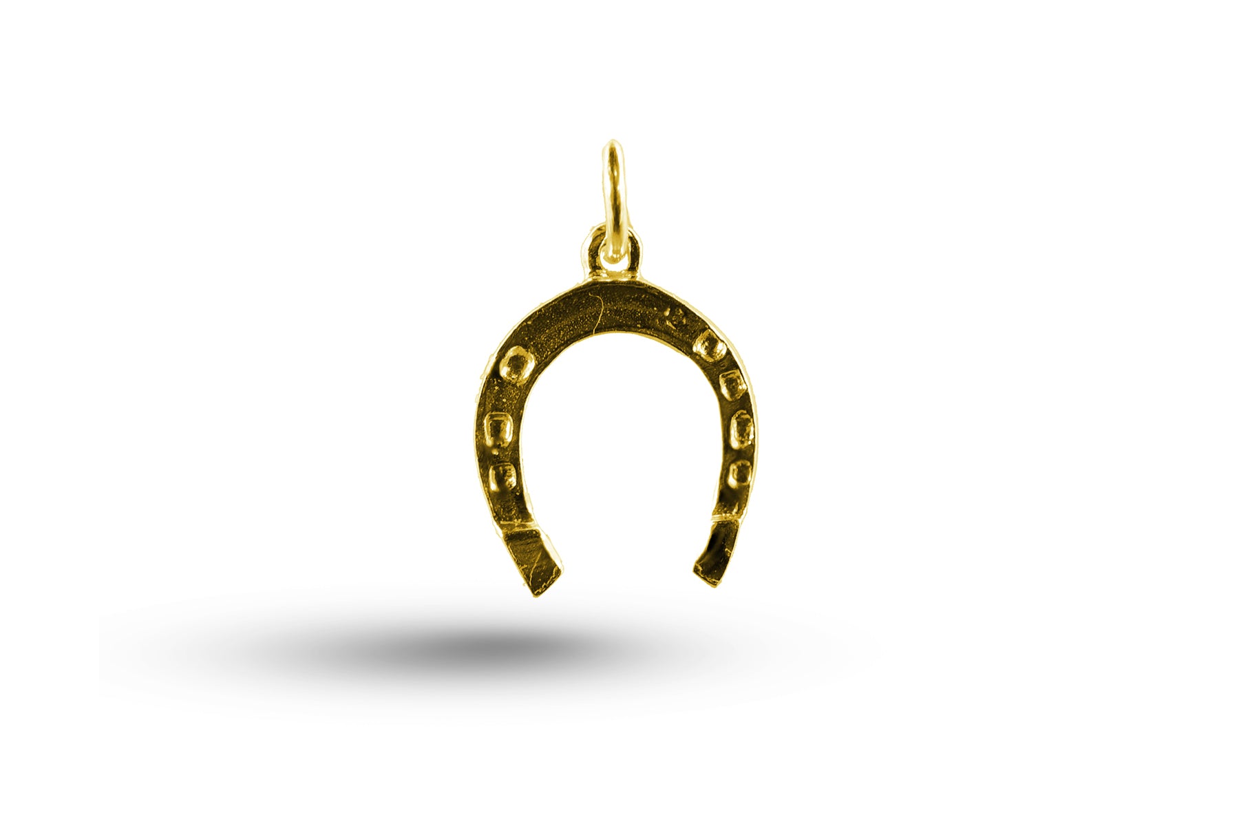Yellow gold Large Horseshoe charm.