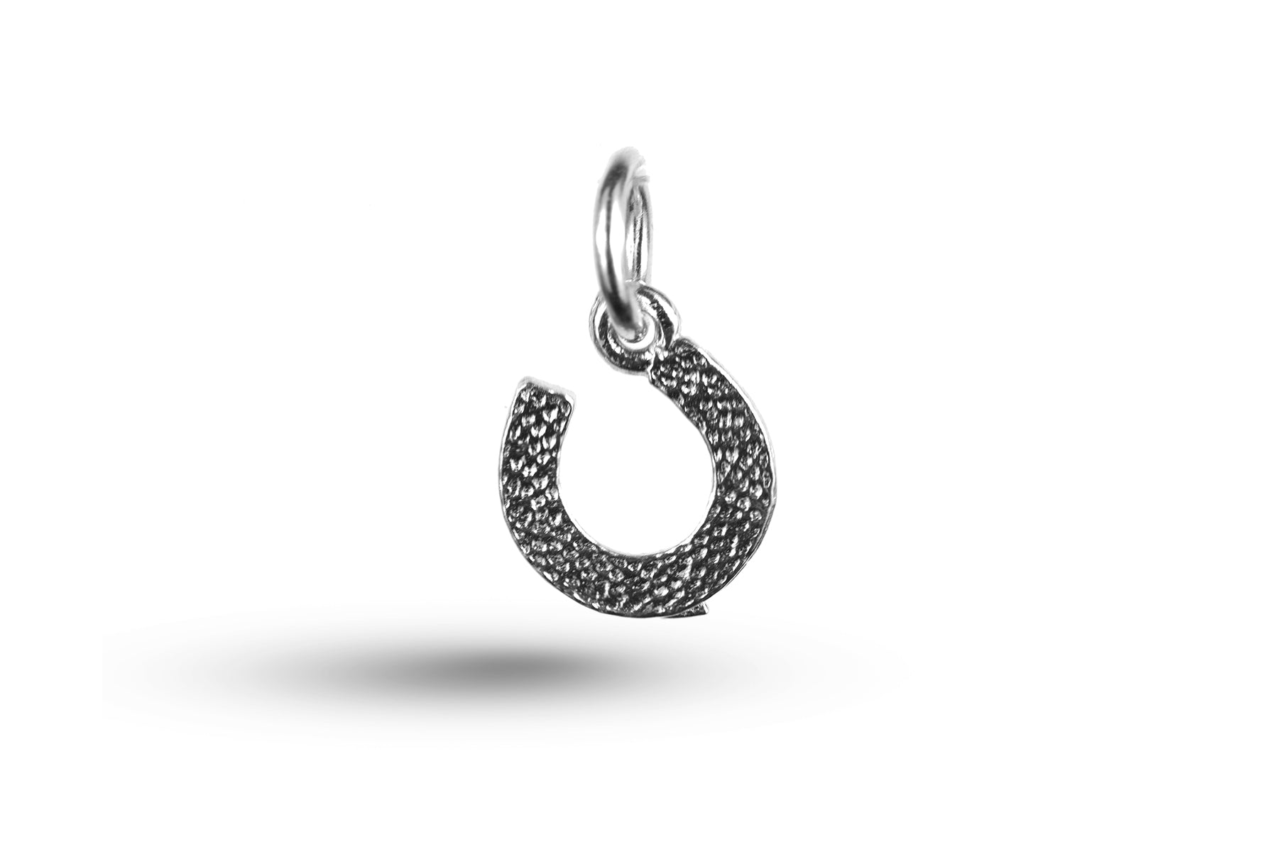 White gold Horseshoe charm.