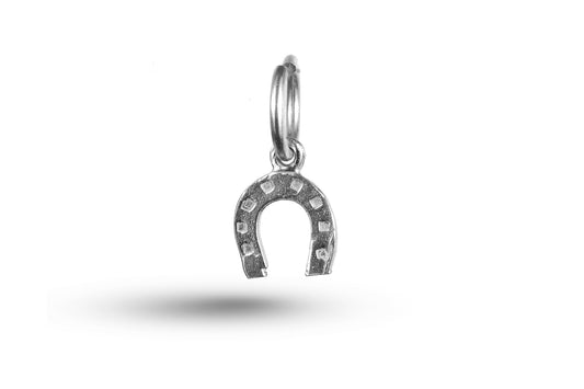 White gold Horseshoe charm.