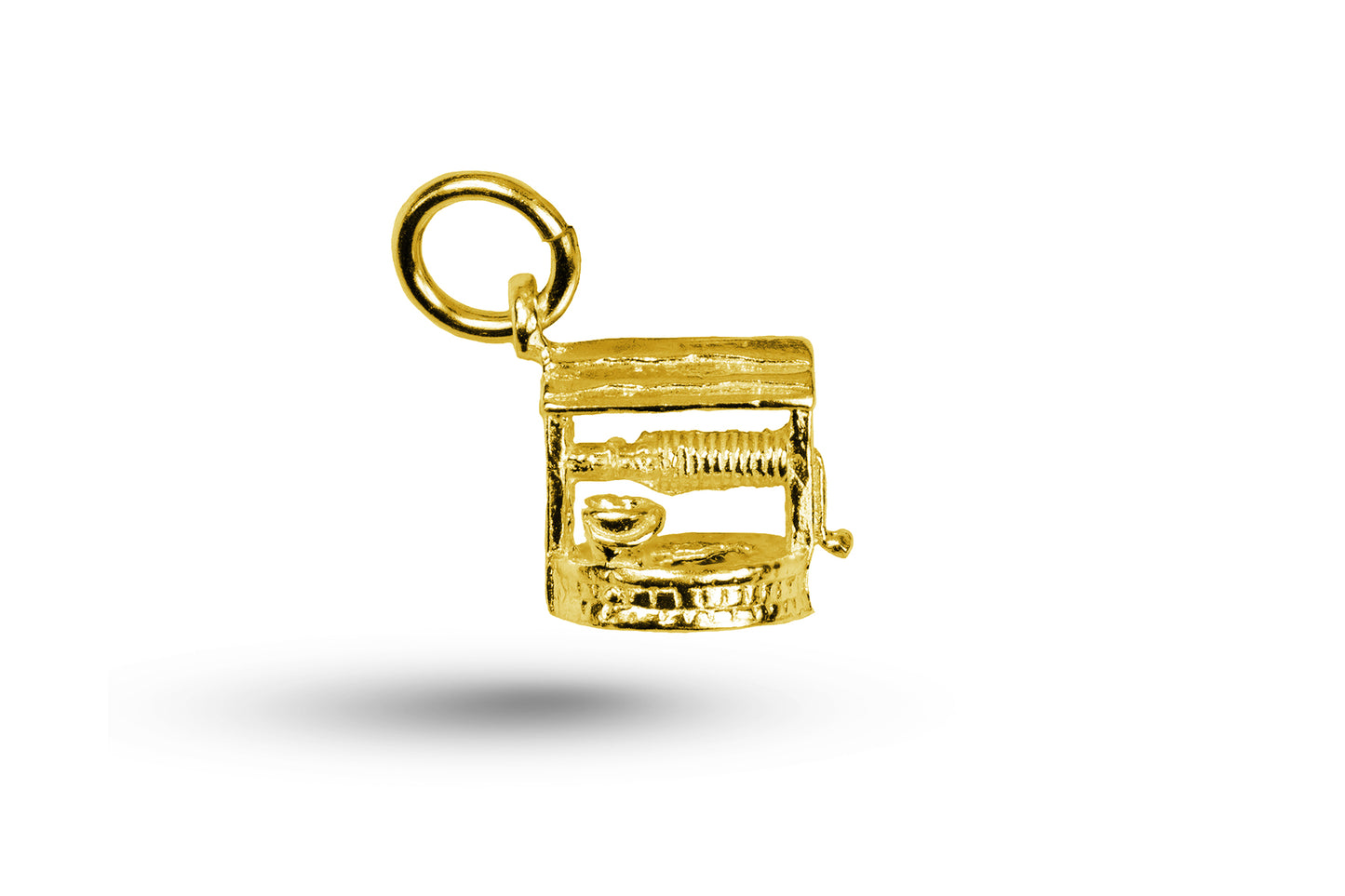 Yellow gold Wishing Well charm.