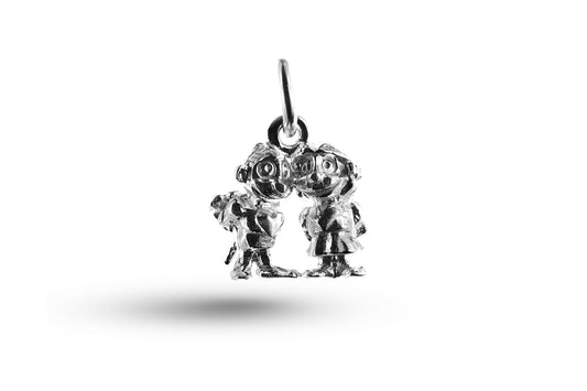 White gold Sweethearts charm.