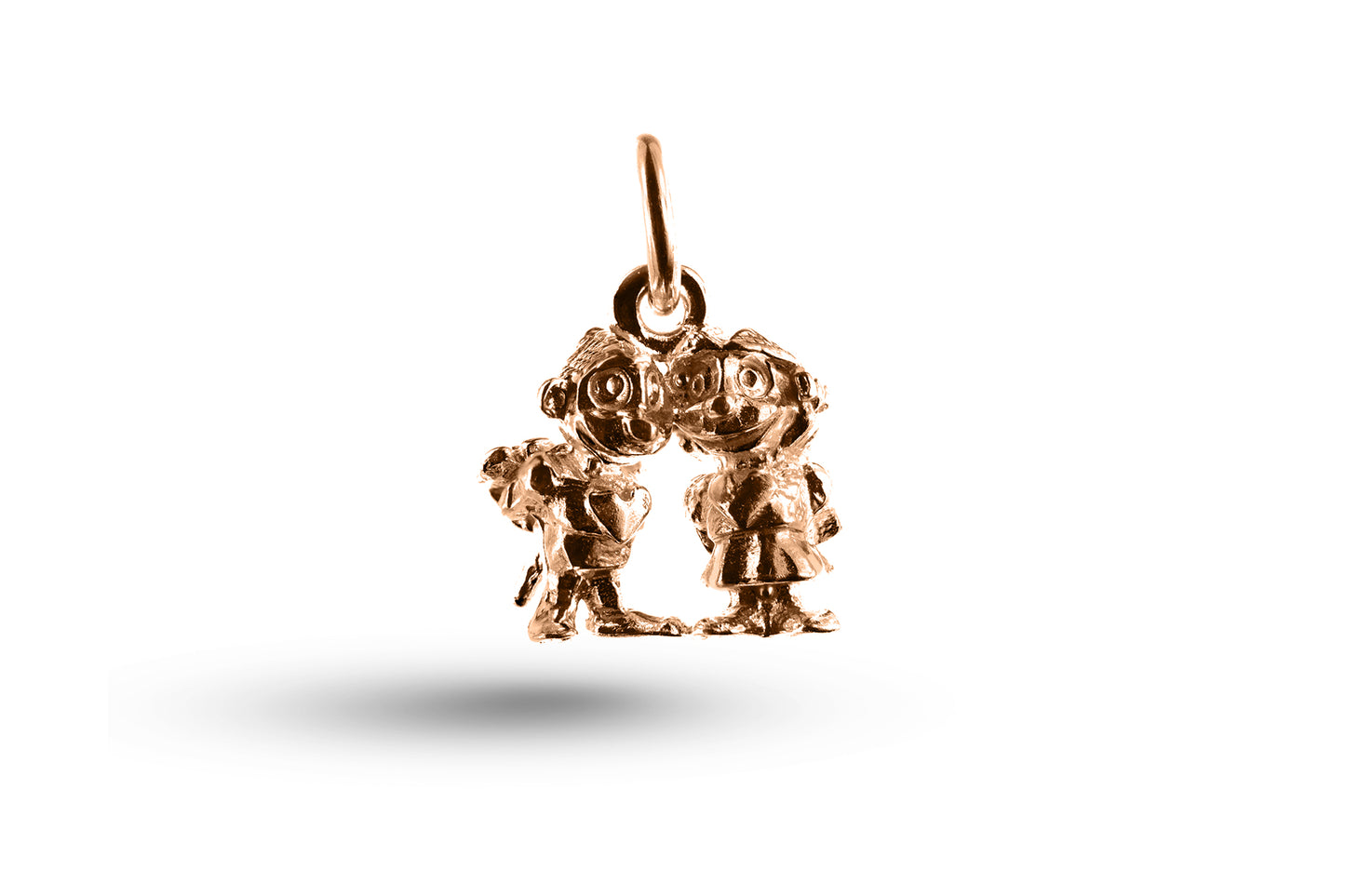 Rose gold Sweethearts charm.