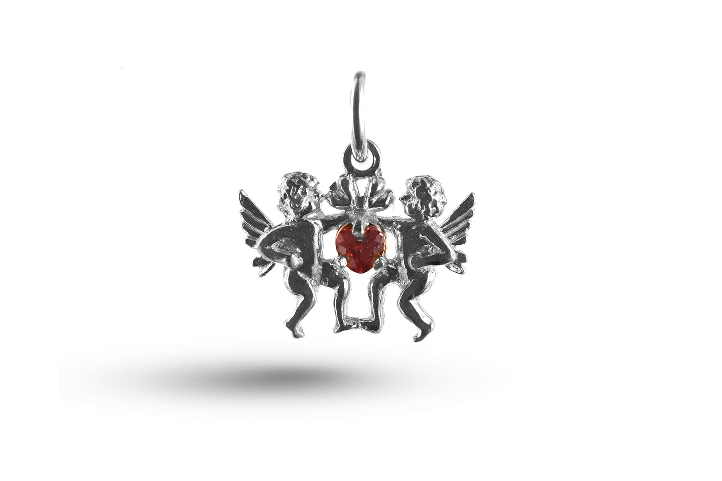 White gold Love Set charm.