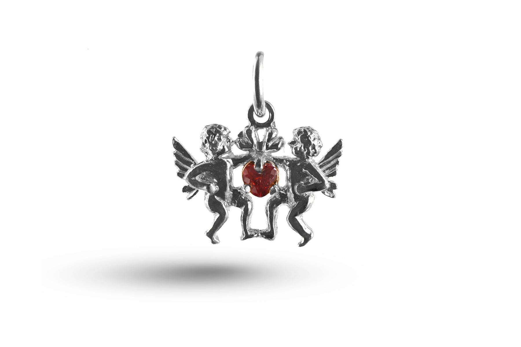 White gold Love Set charm.