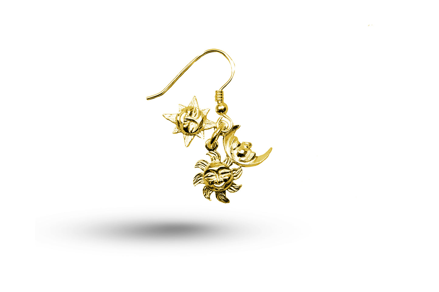 Charms Direct Sun - Moon and Star Earrings