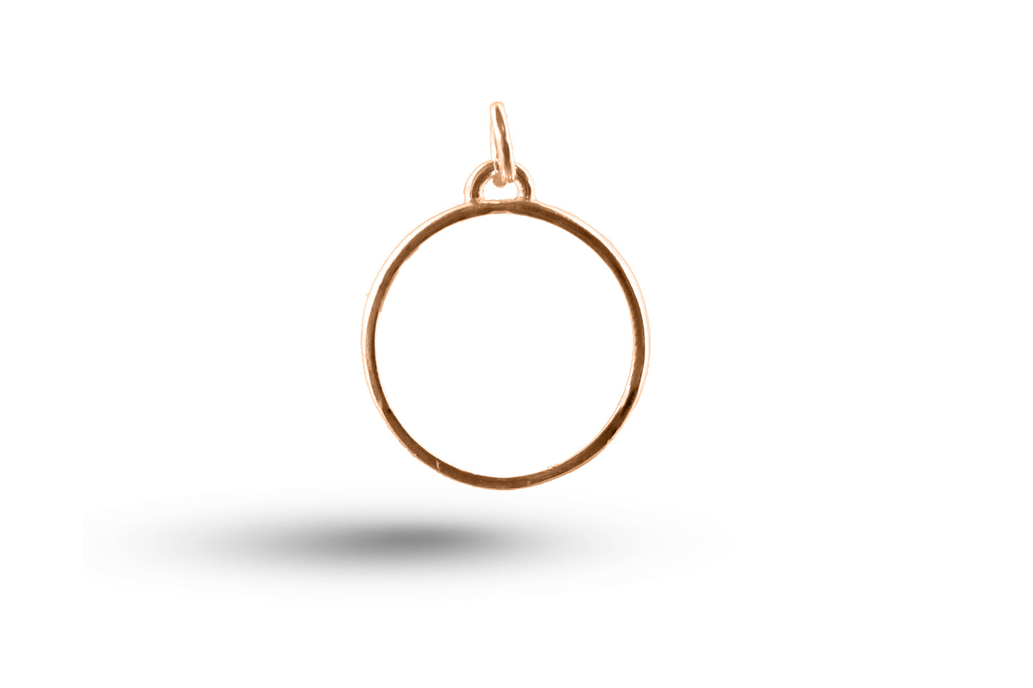 Luxury rose gold Charm Ring charm.