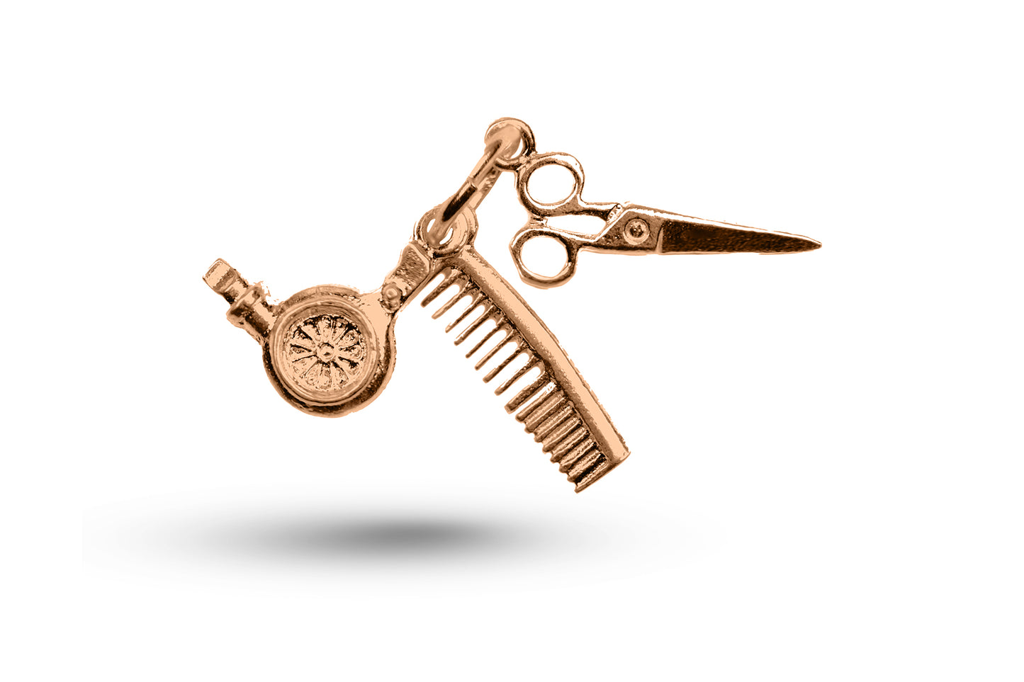 Rose gold Salon Set charm.