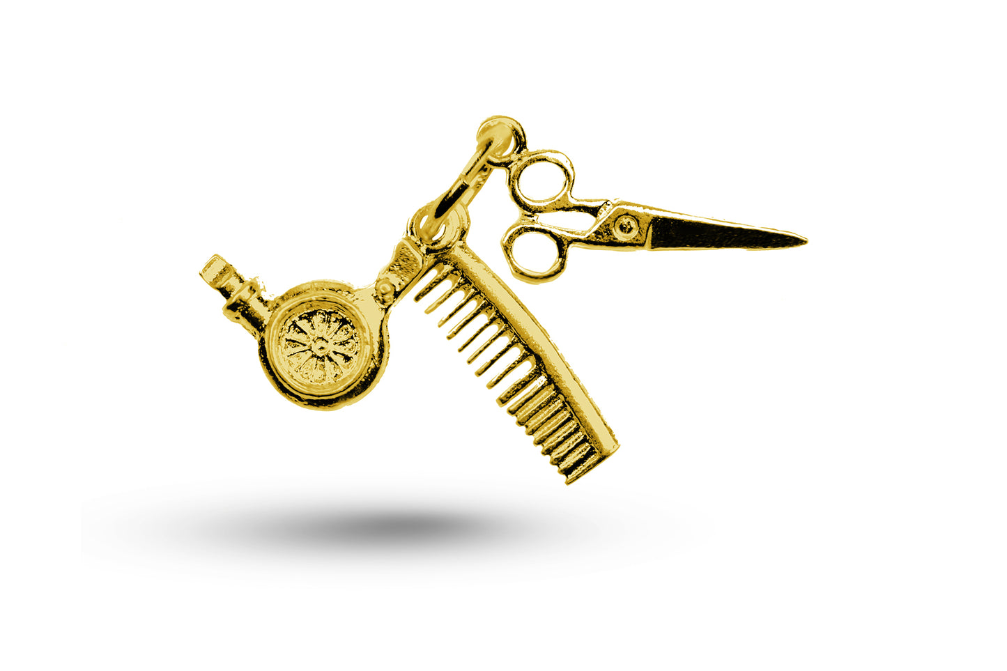Yellow gold Salon Set charm.