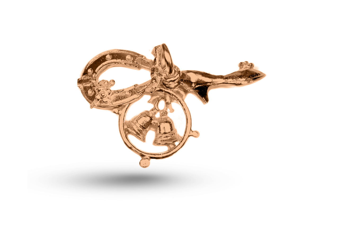 Rose gold Wedding Set charm.
