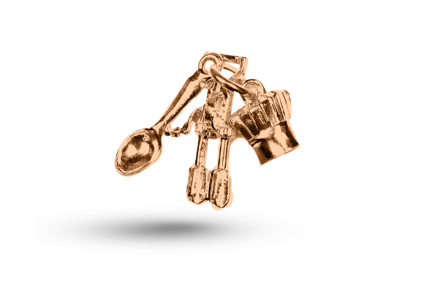 Rose gold Cooking Set 2 charm.