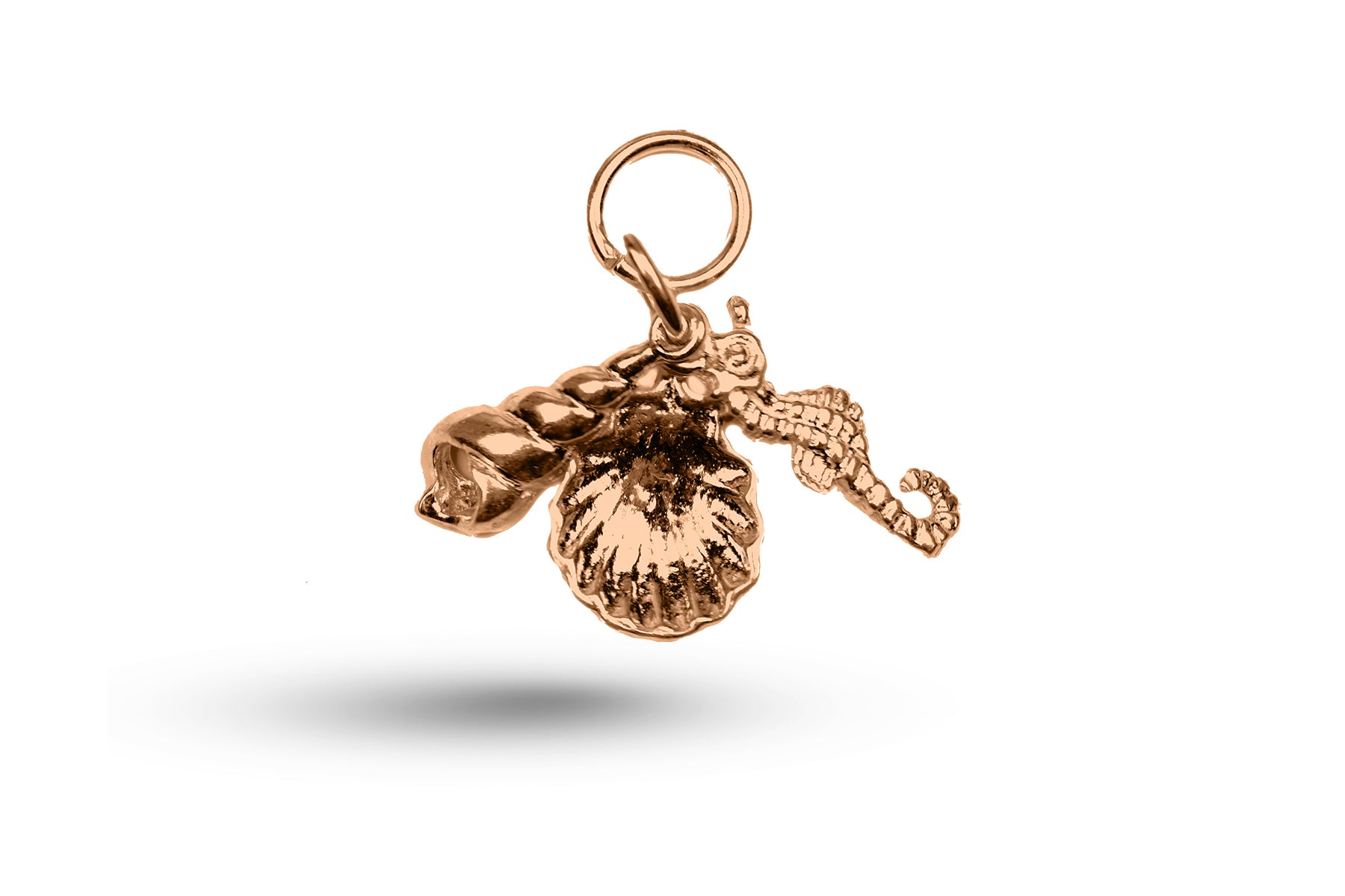 Rose gold Seaside Set charm.