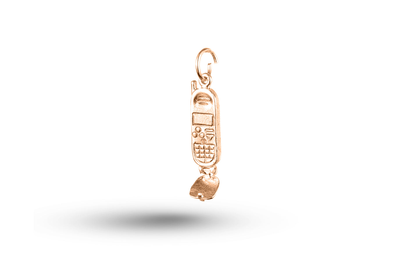 Rose gold Mobile Phone charm.