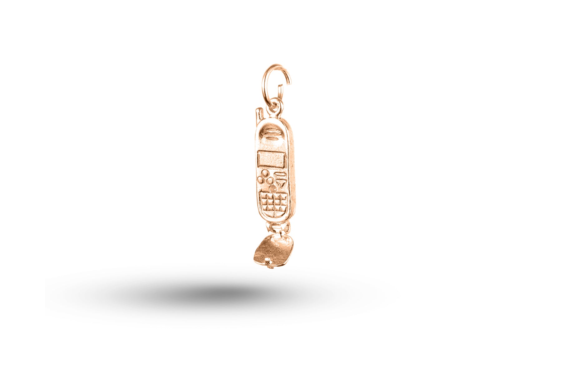 Rose gold Mobile Phone charm.