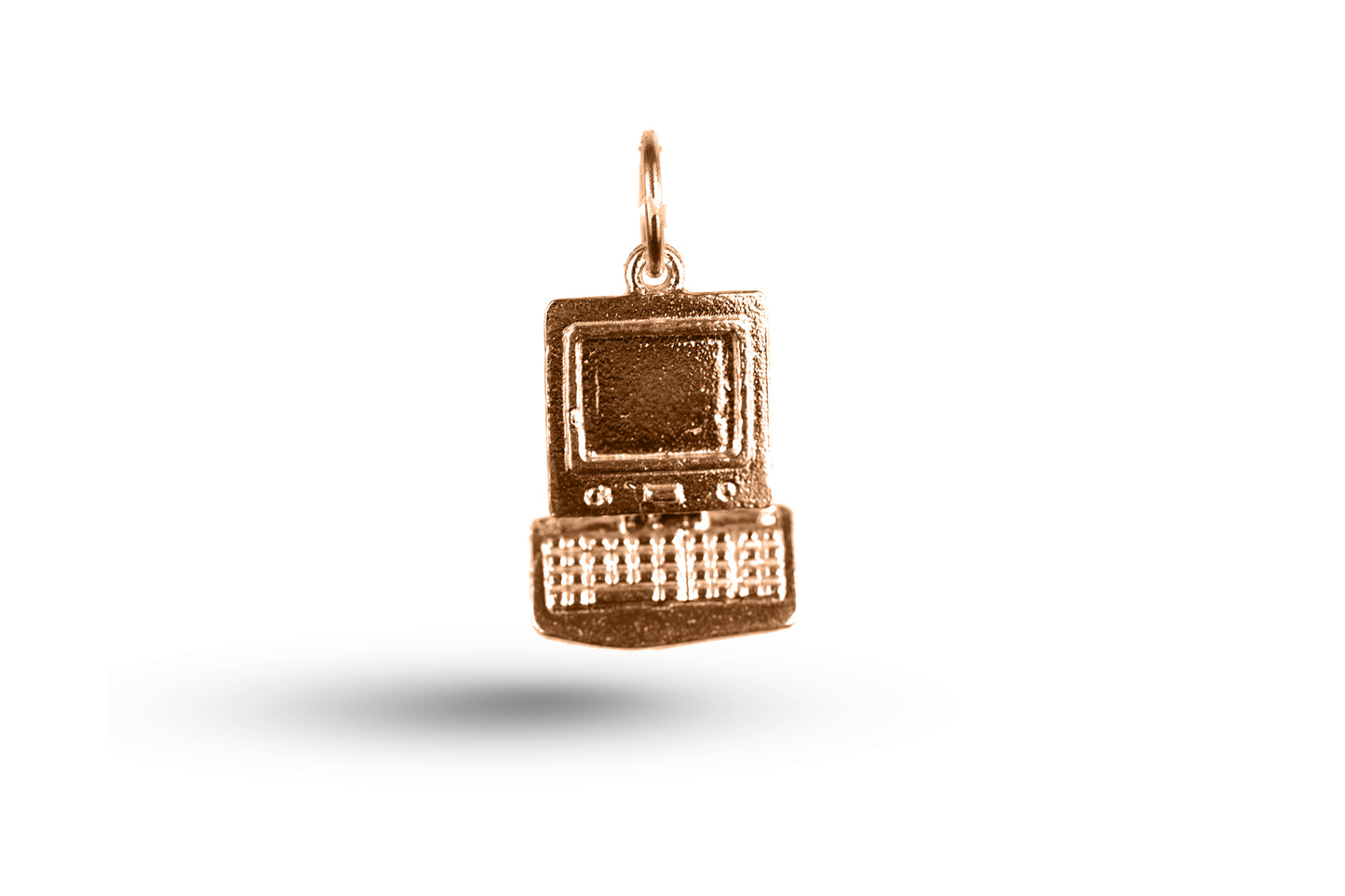 Luxury rose gold Computer charm.