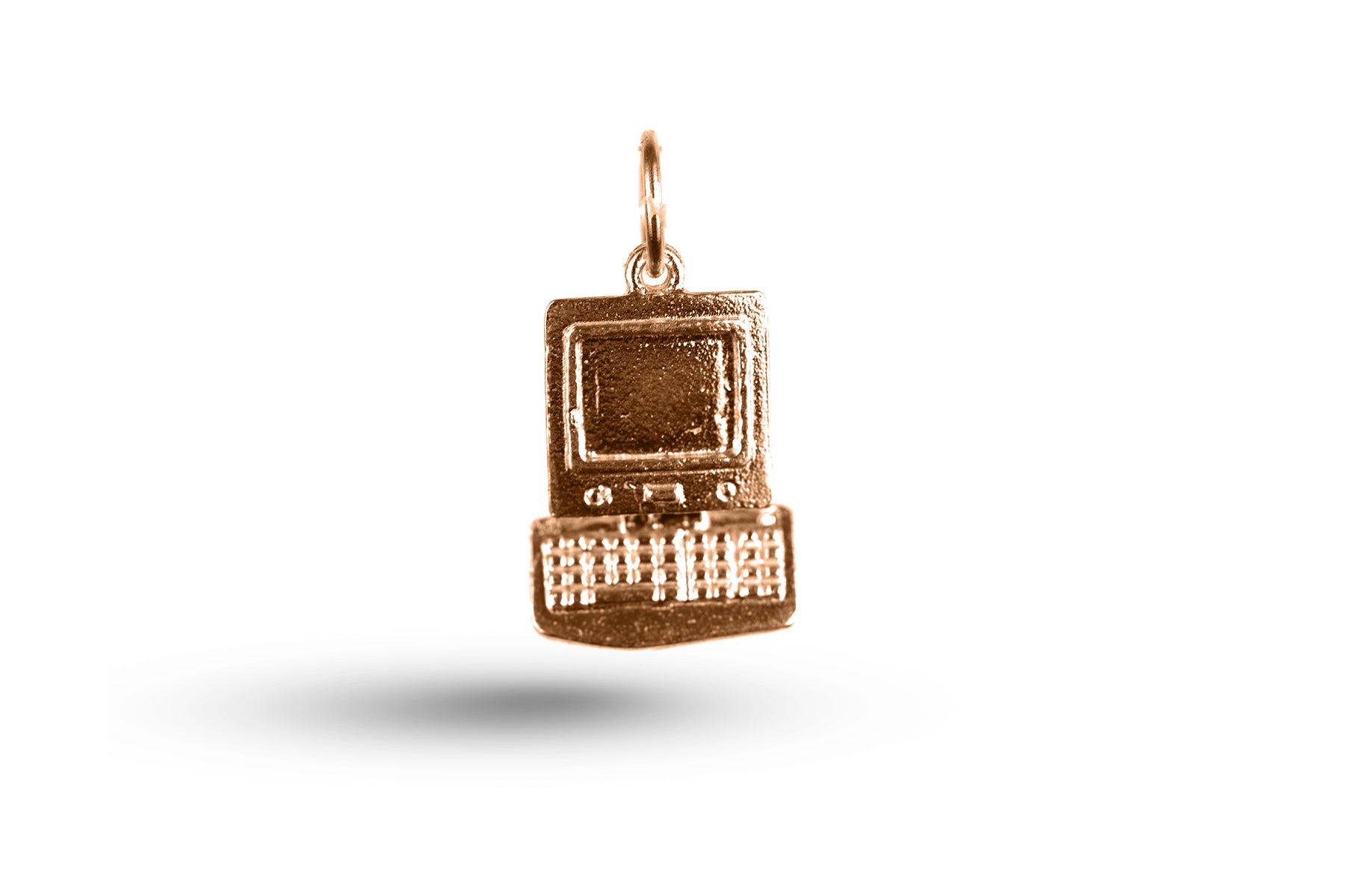 Luxury rose gold Computer charm.