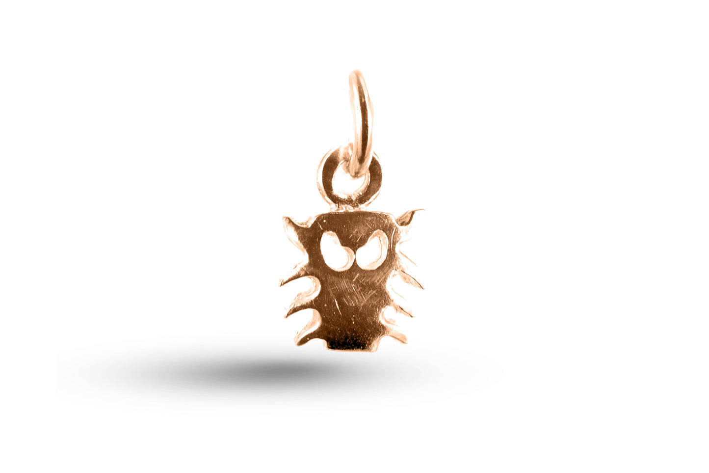 Rose gold Computer Bug charm.