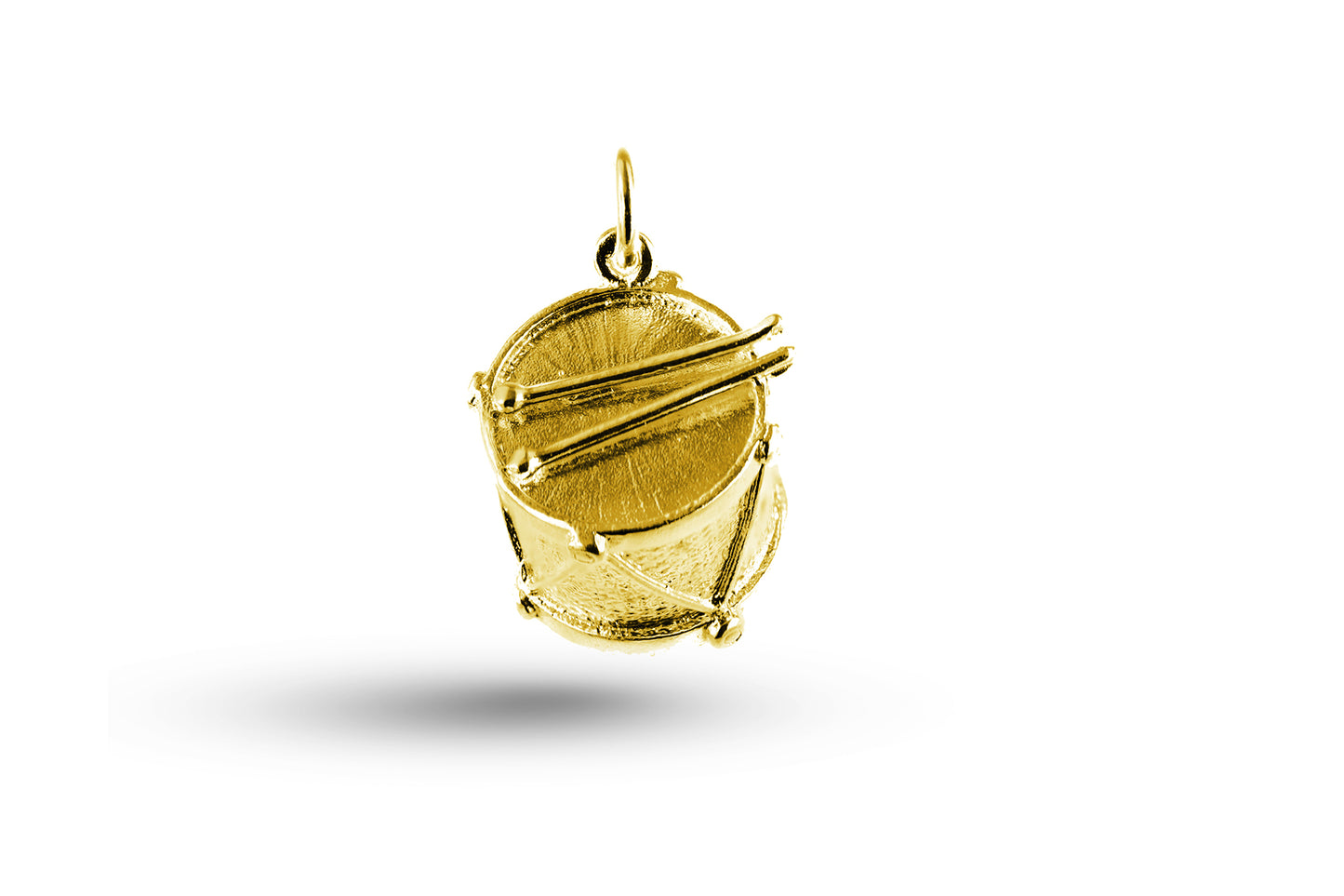 Yellow gold Drum charm.