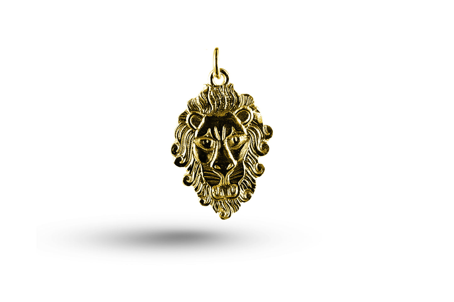 Yellow gold Leo charm.