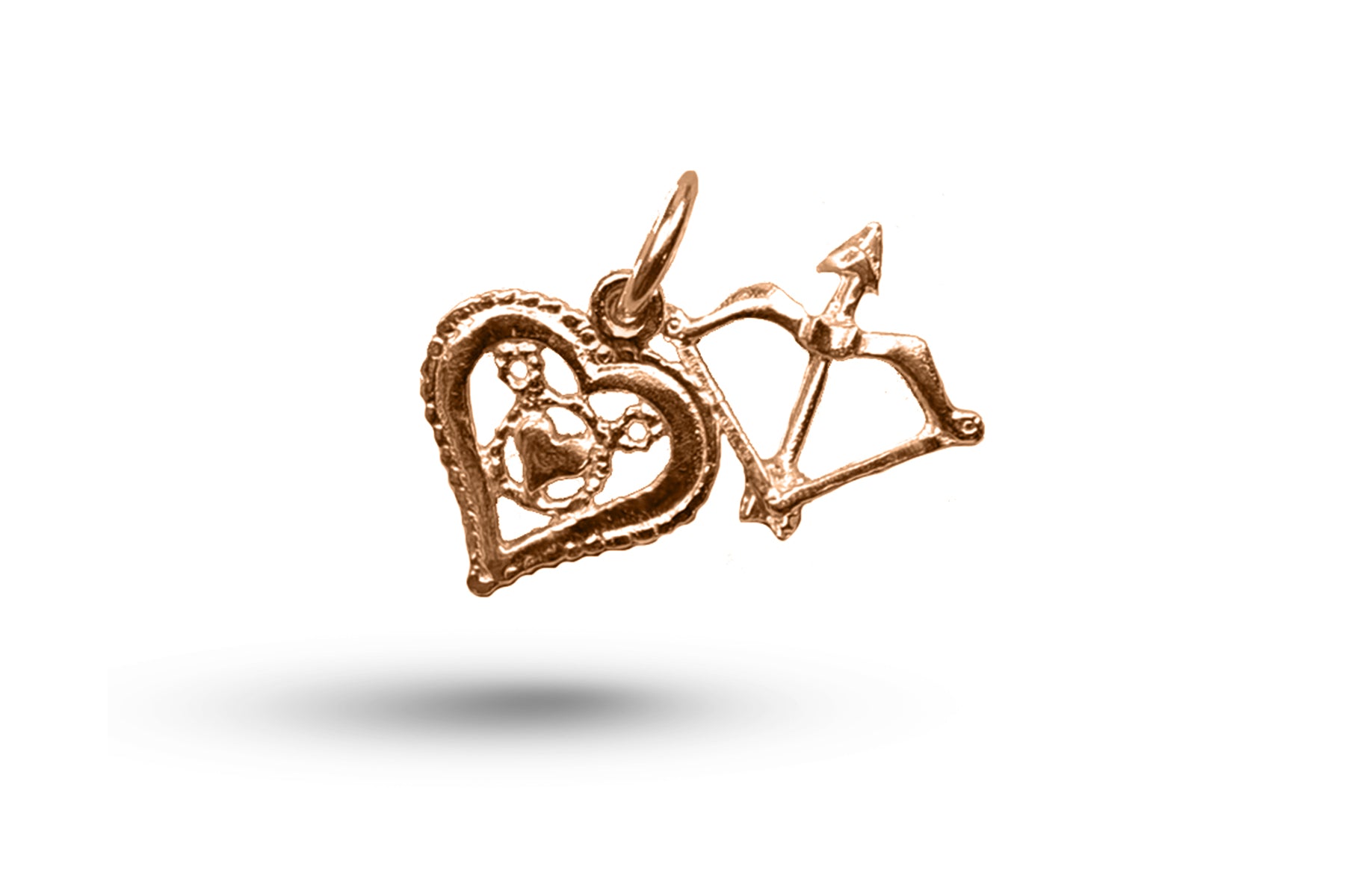 Rose gold Love Set 2 charm.