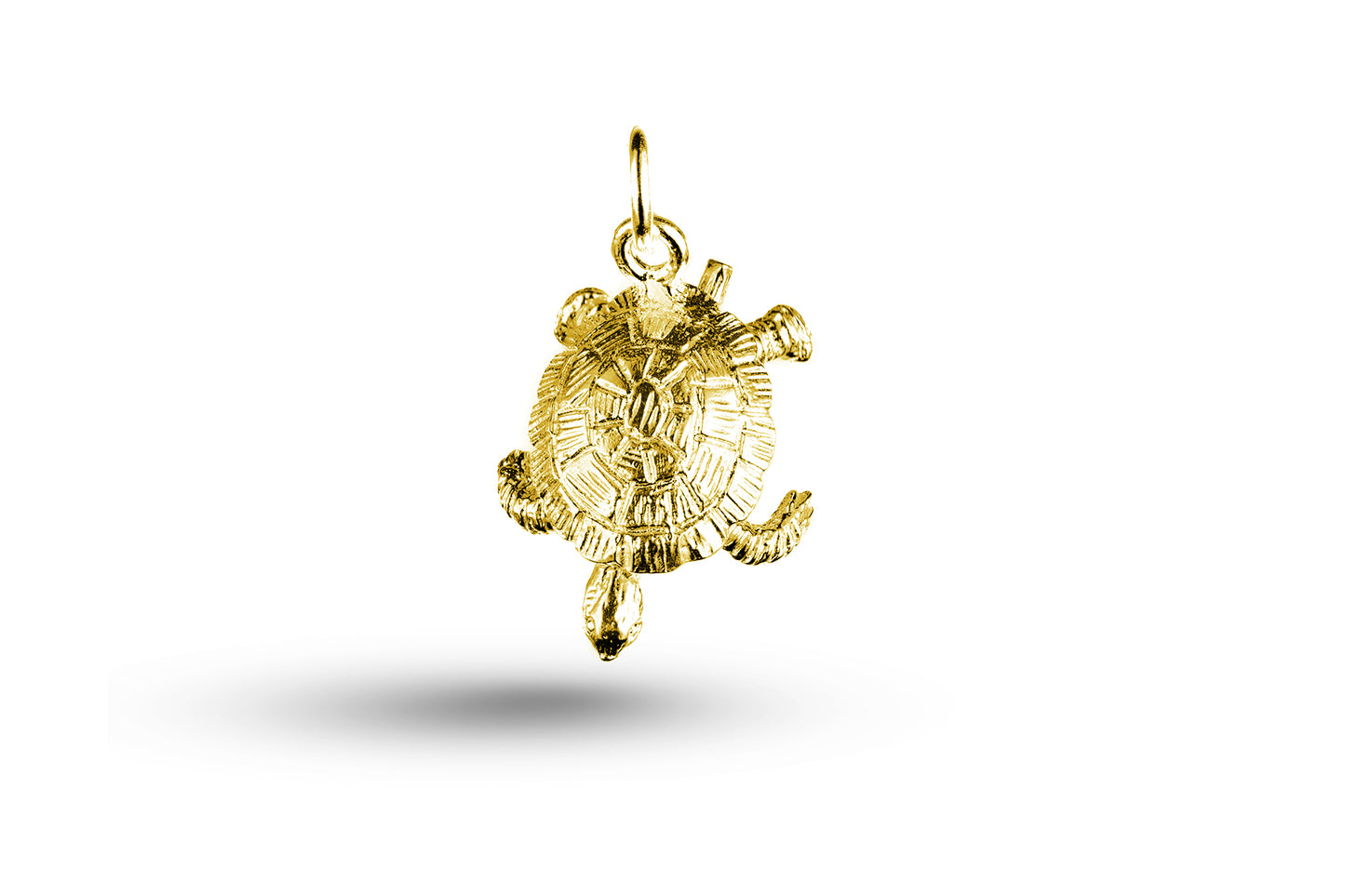 Yellow gold Tortoise charm.