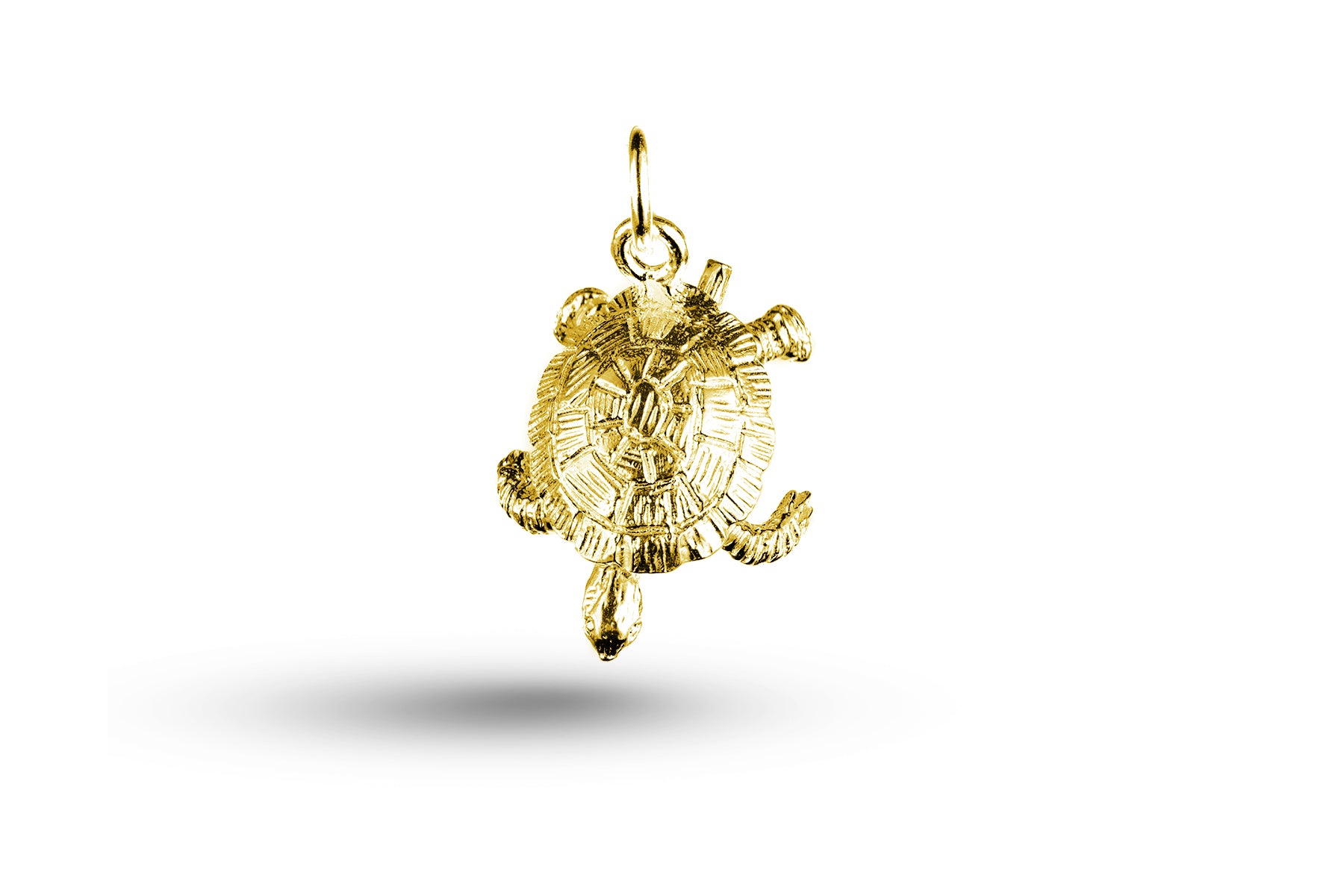 Yellow gold Tortoise charm.