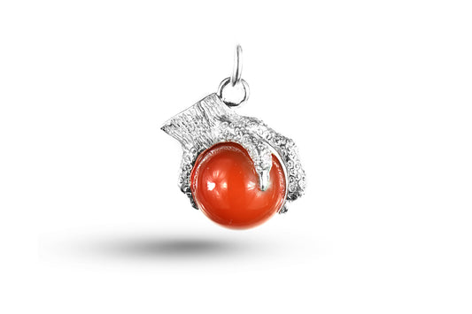 White gold Grouse Claw charm.