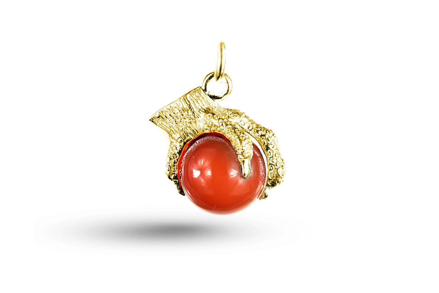 Yellow gold Grouse Claw charm.