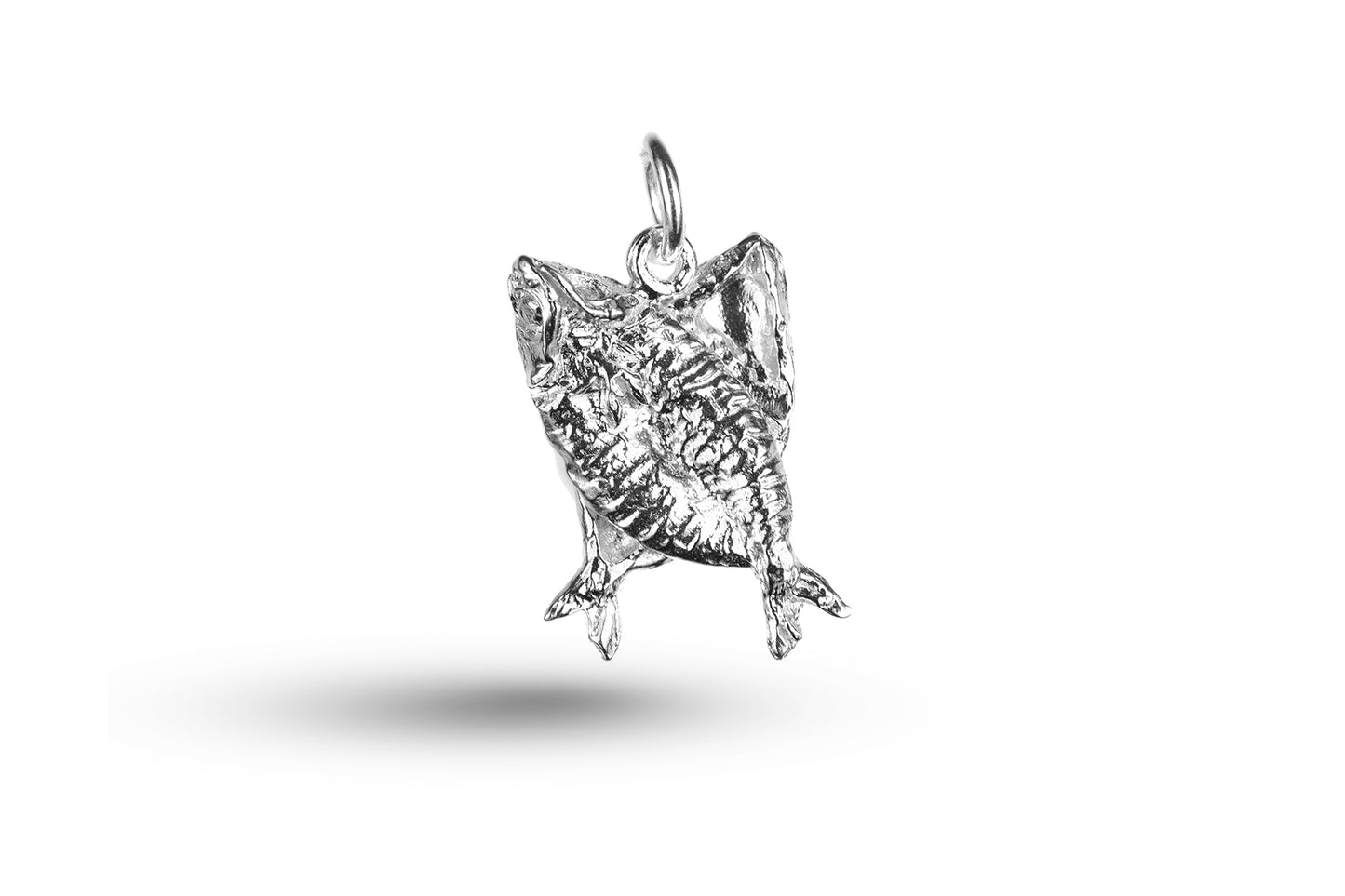 White gold Kippers charm.