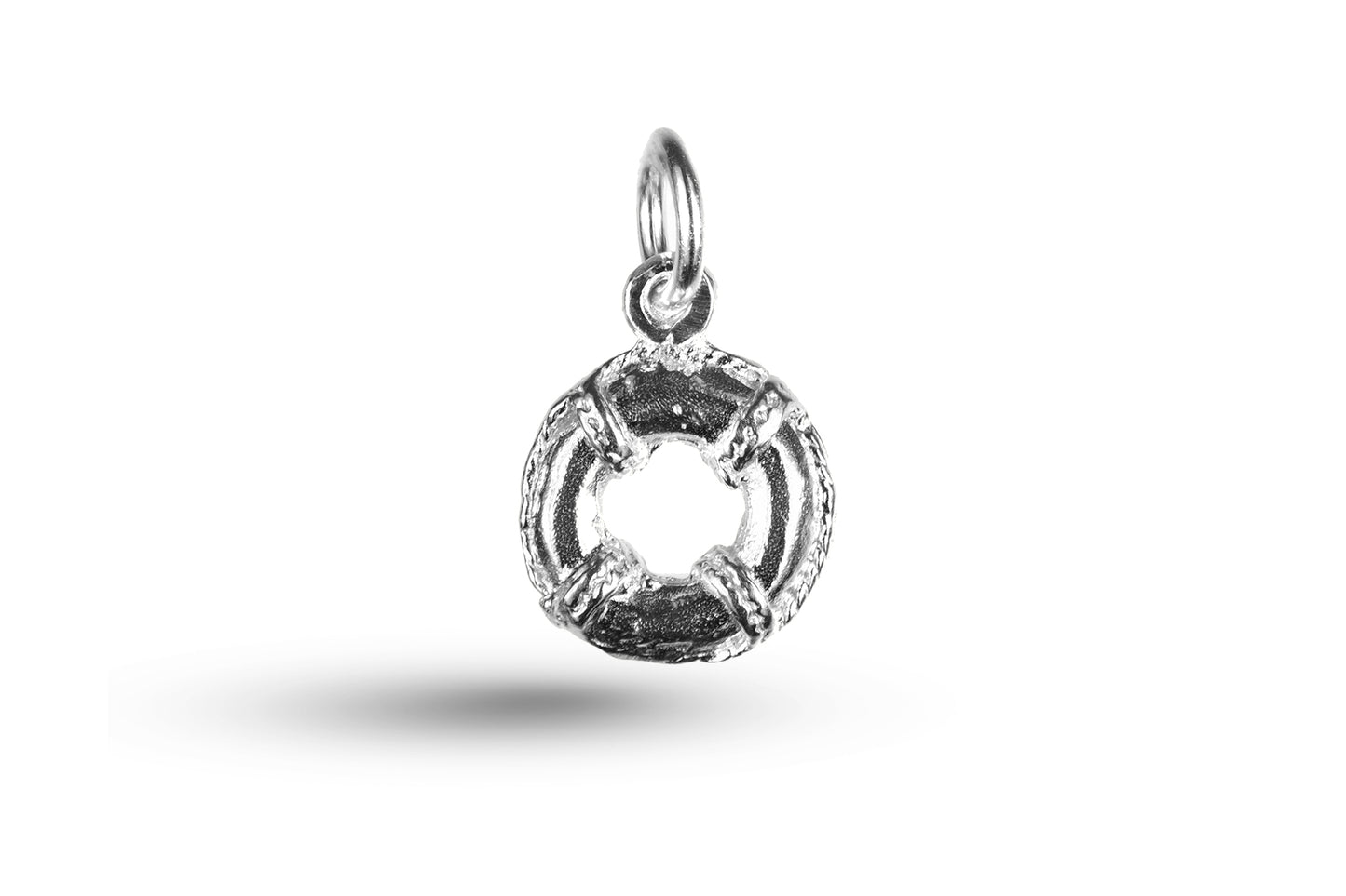 White gold Lifebuoy charm.