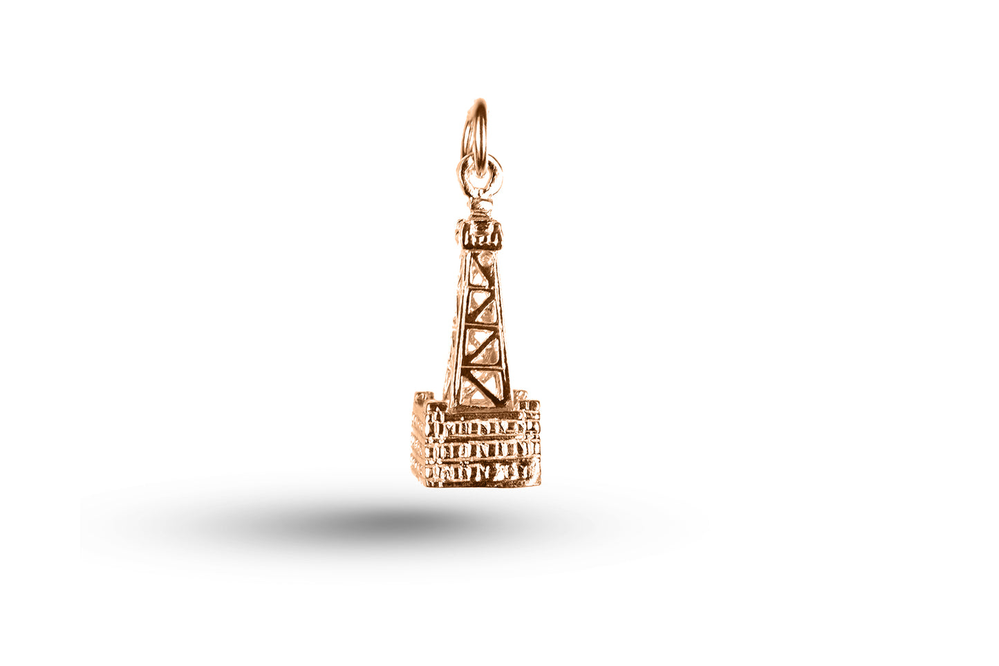 Rose gold Blackpool Tower charm.