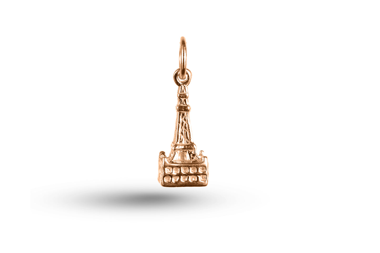 Rose gold Blackpool Tower charm.