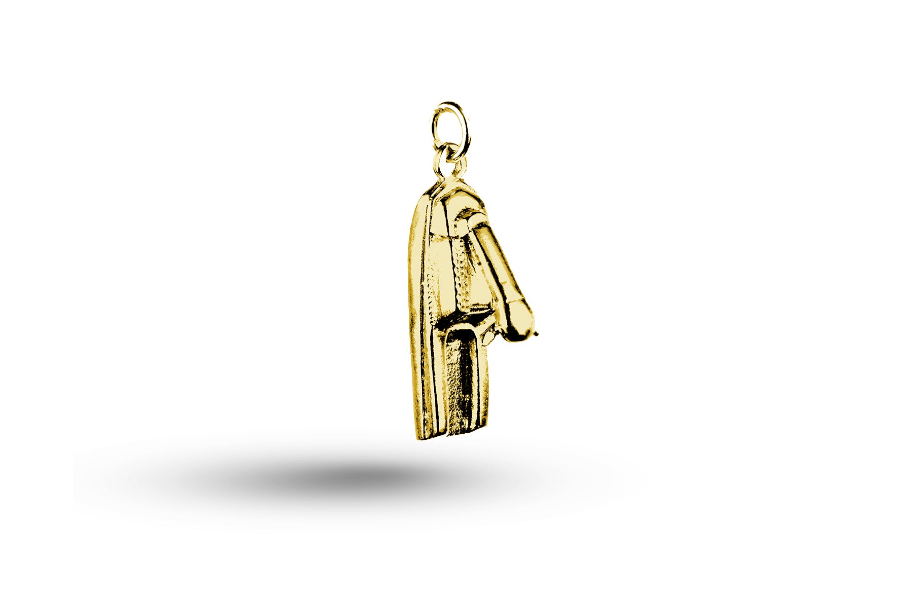 Yellow gold Jetski charm.