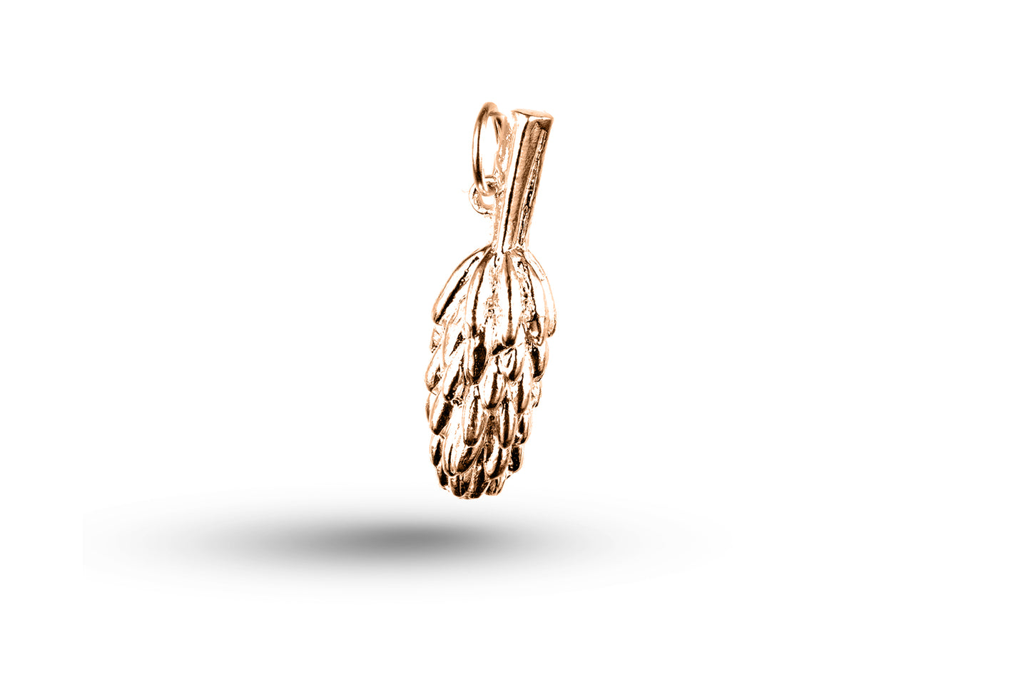 Luxury rose gold bananas charm.
