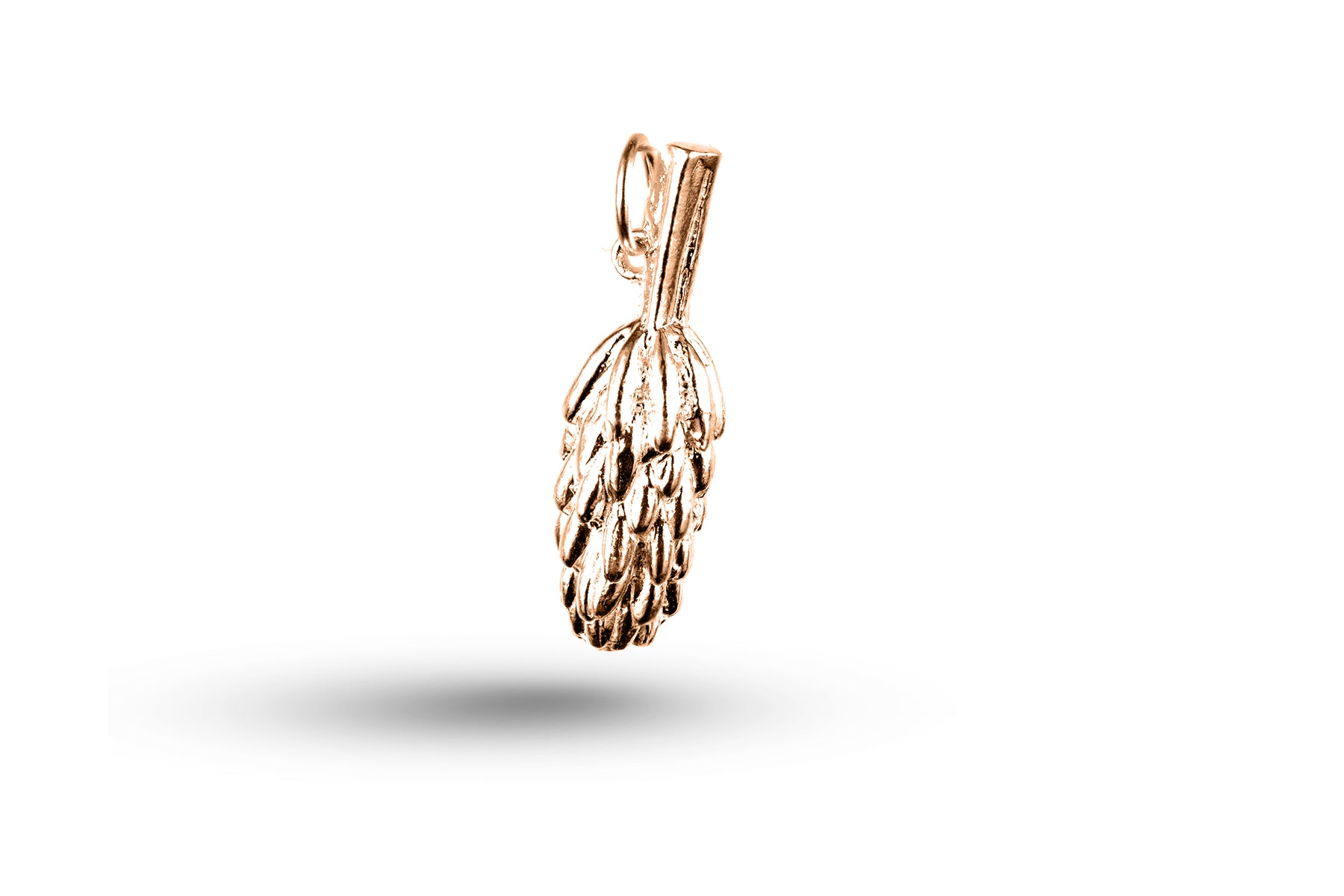 Luxury rose gold bananas charm.
